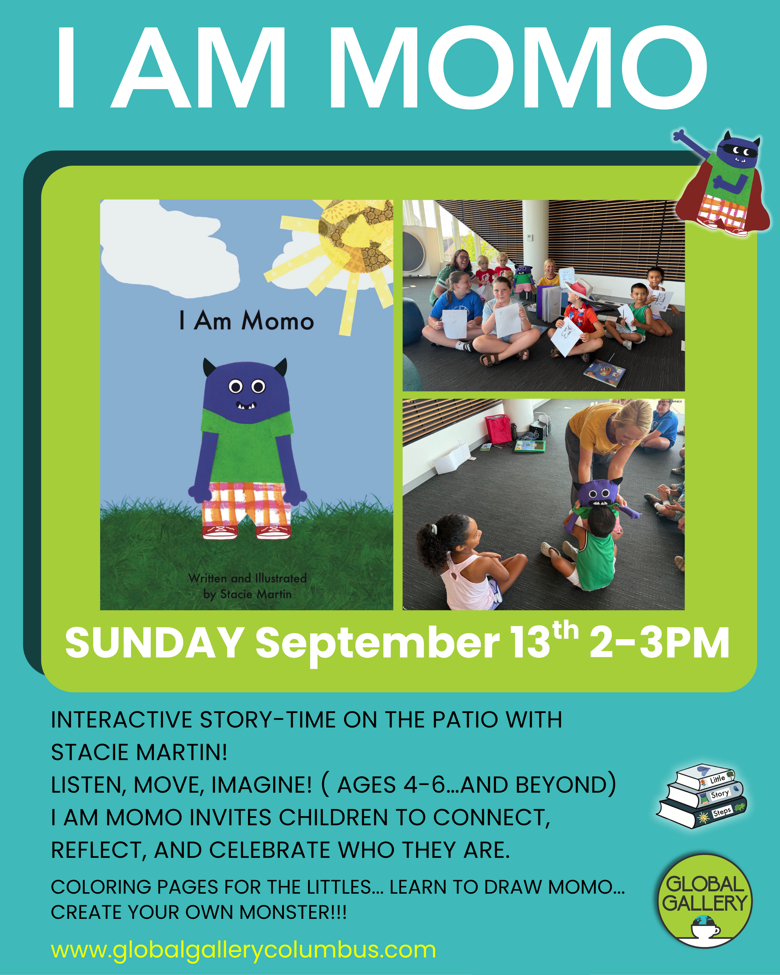 I am Momo Story time with Stacie Martin