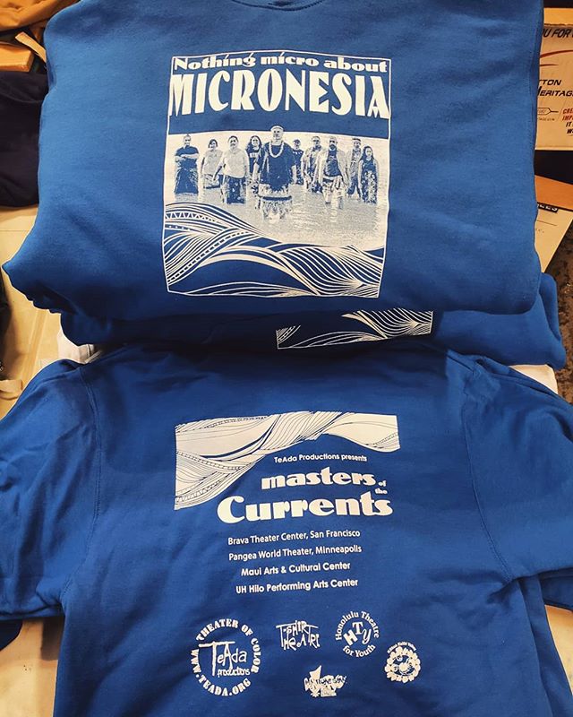 Hoodies and tshirts for #MastersOfTheCurrents #Micronesia #screenprinting #westoakland #oakland #local #revoltsilkscreen #supportlocal #silkscreen #plastisol #localeconomy