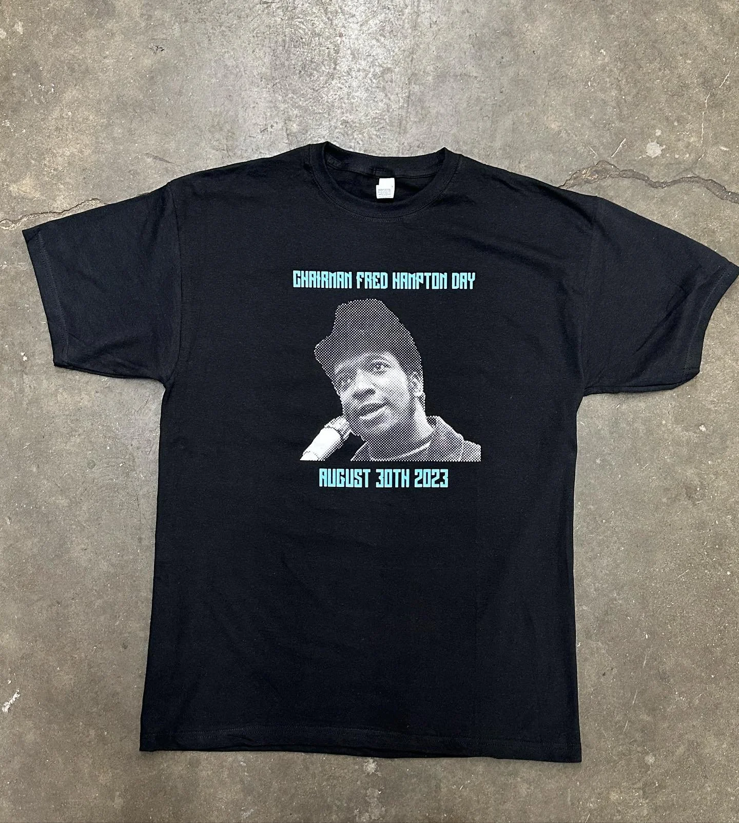 Some prints for Fred Hampton day in Chicago #screenprinting #westoakland #oakland #local #revoltsilkscreen #supportlocal #silkscreen #plastisol #localeconomy #shoplocal