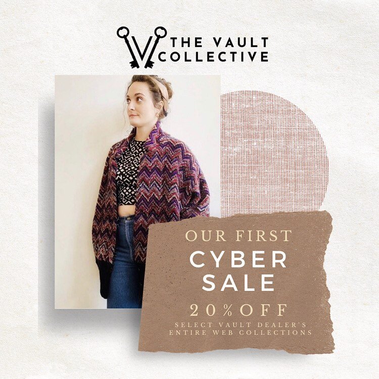 Don&rsquo;t miss @the.vault.collective&rsquo;s first cyber sale - 20% off select dealer&rsquo;s web collections! Link in bio to shop 👆🏼