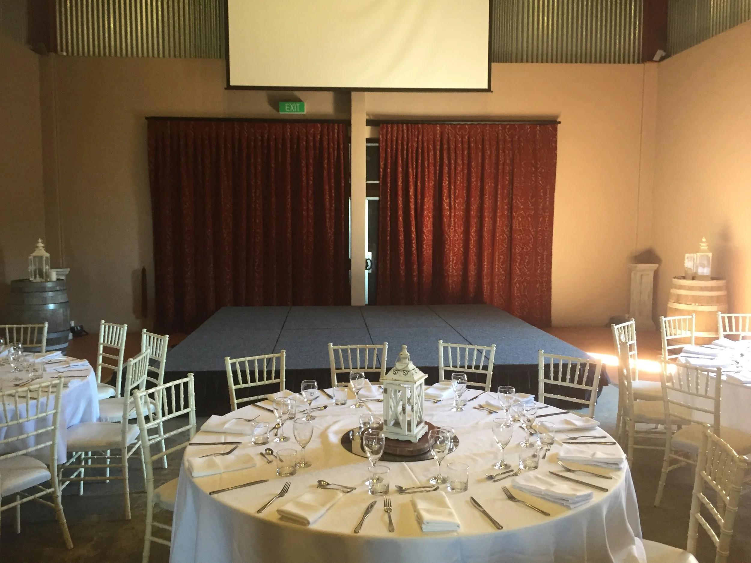 Stage at Flaxton Gardens.JPG