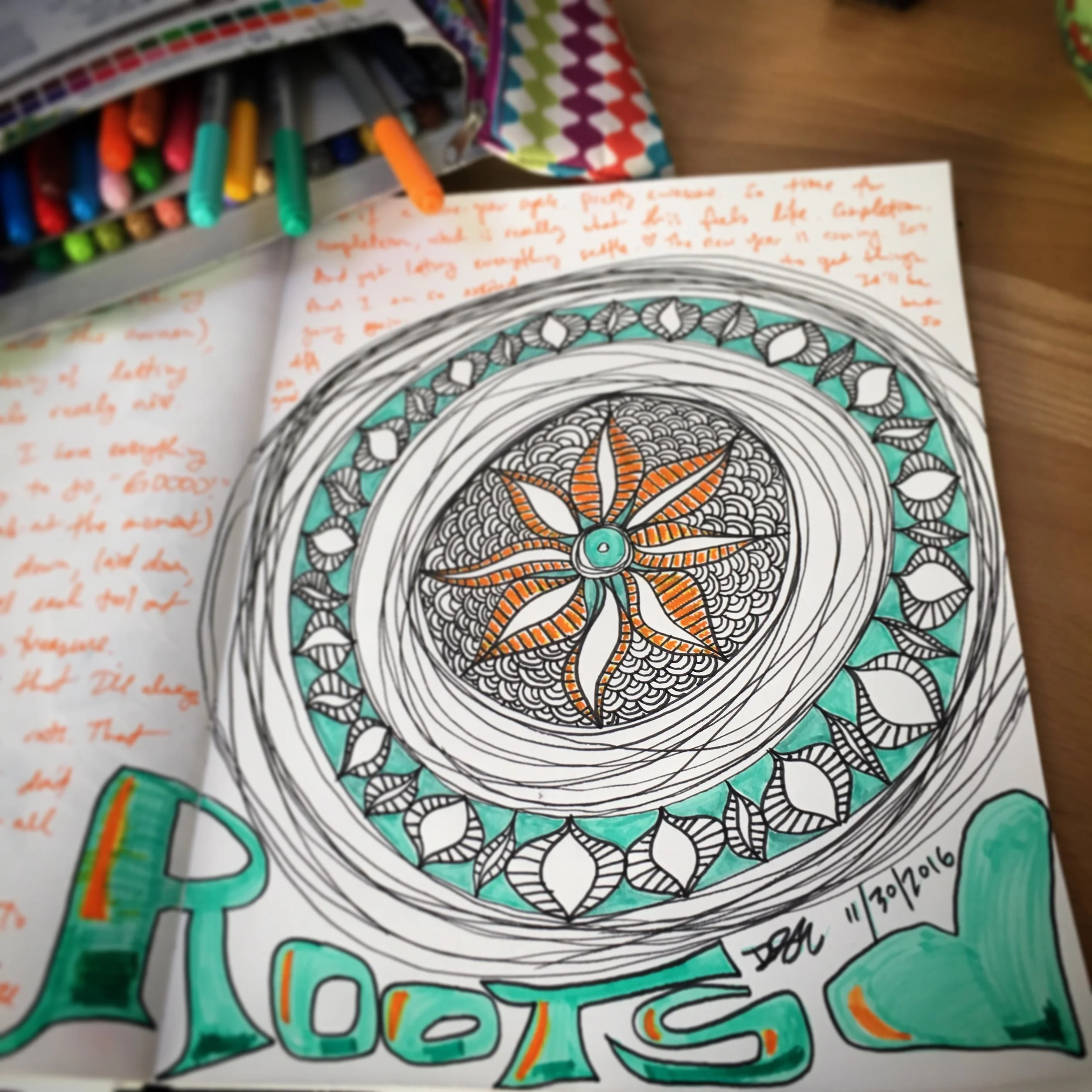 art journaling with creativity coach and artist desiree east