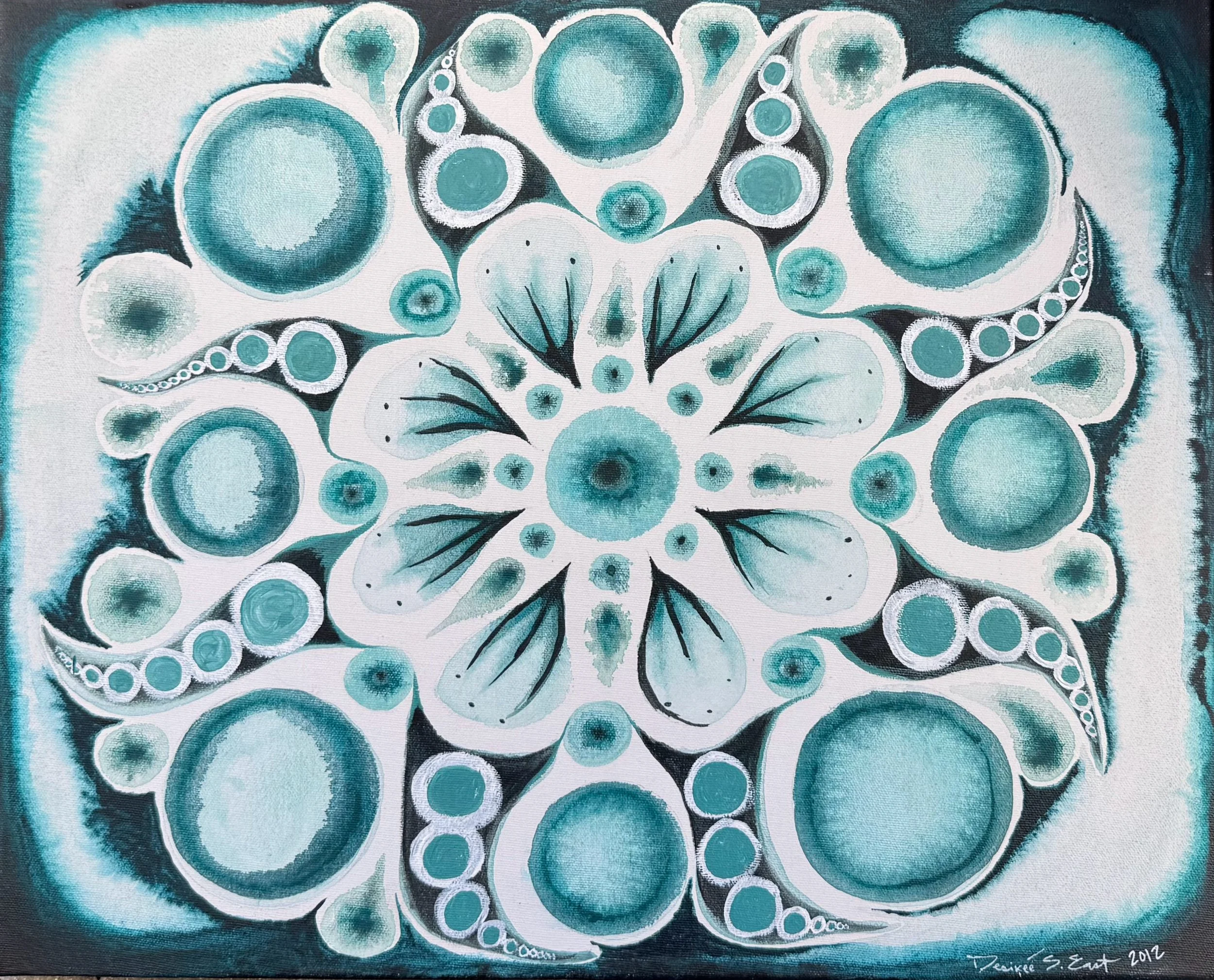octopus painting by desiree east