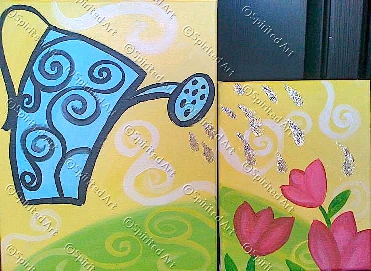 Watering Can and Flowers CD