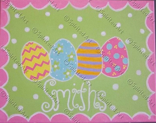 Family Name Easter Eggs
