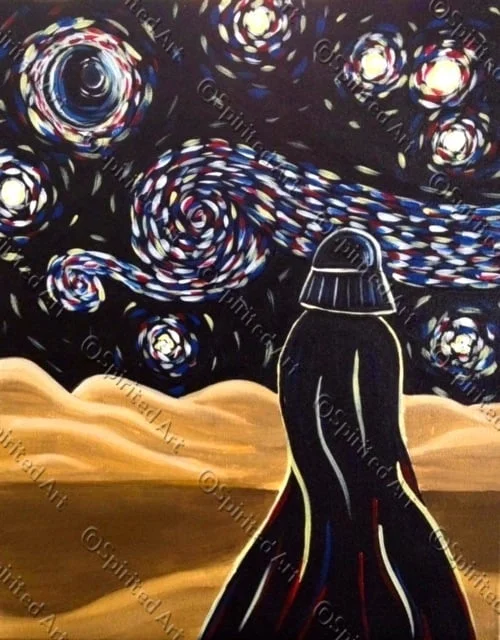 Dark Side Starry Night