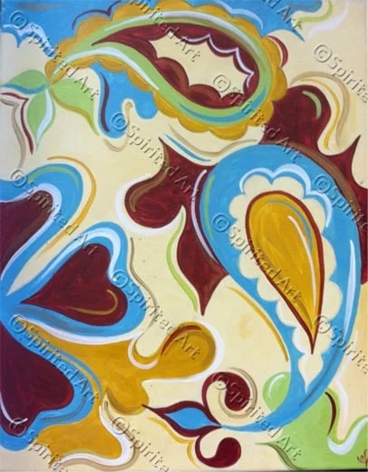 Abstract Paisley