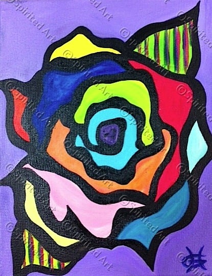 Colorful Rose