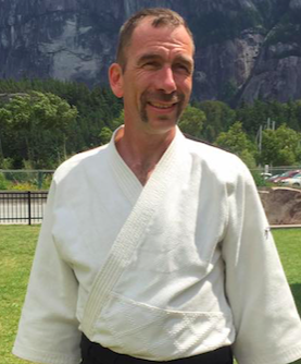 Grant Babin, 4th Dan, Chief Instructor (French & English Instruction) Originally from Quebec, has been practicing Aikido for 20 Years and teaching for 10. Before moving to Squamish he lived in Tokyo studied intensively at the Aikikai World Headquarters under some of the best teachers in the world. He had the fortune of working for Pacific Aikido and taught school children; ages 5 to 18, daily with a very successful after school program which had approximately 200 kids in it at the time. He studied Agriculture at UFV in Chilliwack and is interested in sustainable agriculture, self-sufficiency and healthy communities. He is also interested in personal development which includes the study of chi gong, tai chi, yoga, permaculture, and the application of aikido principles in daily life, just to name a few. Despite having a 6 day a week teaching schedule, he continues to actively train in Vancouver with Tony Hind Sensei, 6th dan, attends seminars and camps and travels in and out of the country to receive more instruction from some of the top teachers in the world.