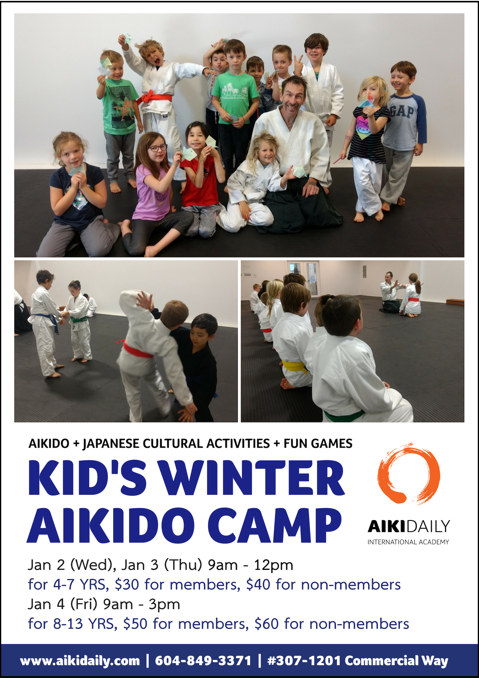 Aikido Winter Kids Camp