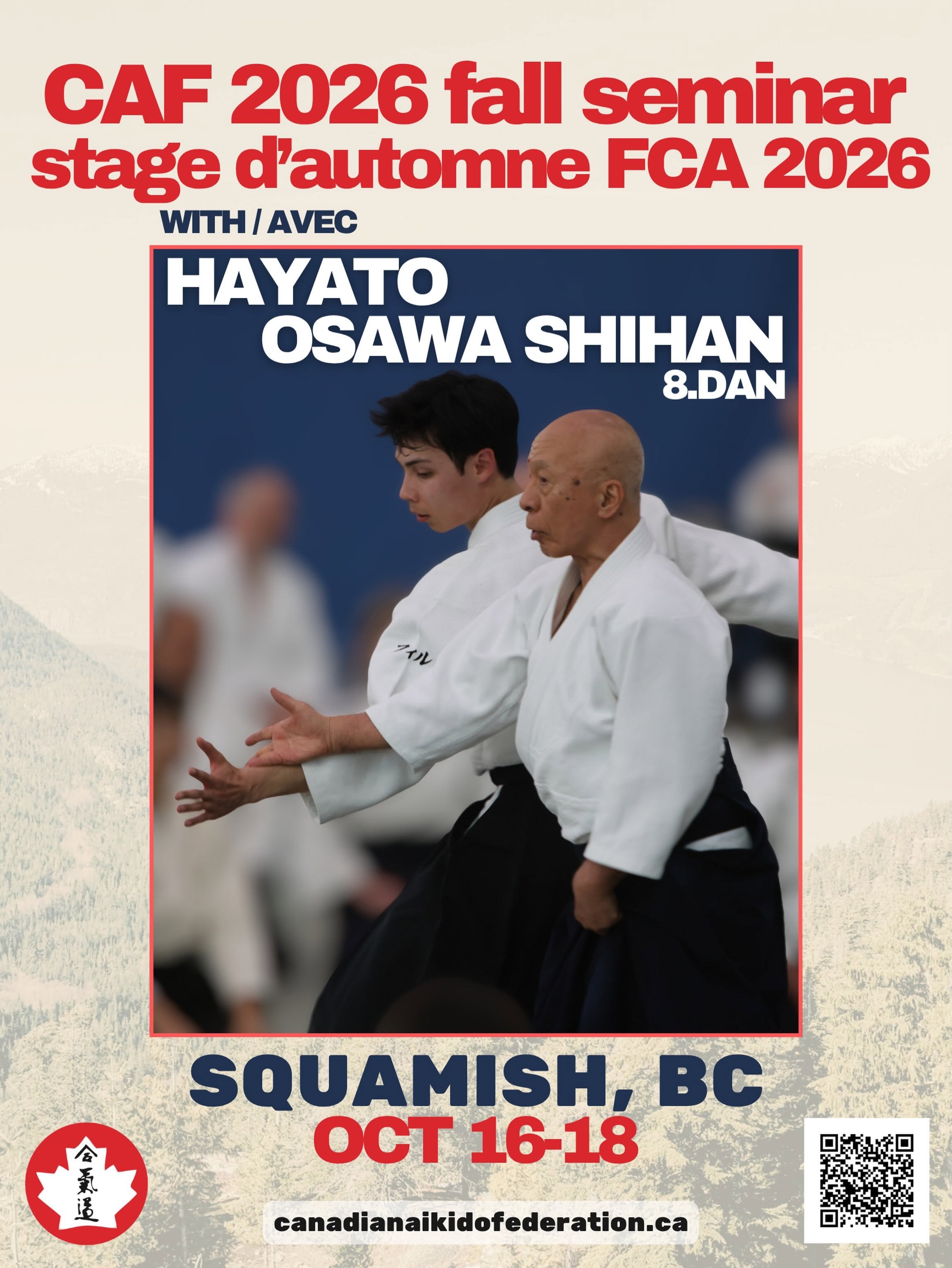 CAF Fall Seminar with Hayato Osawa Shihan