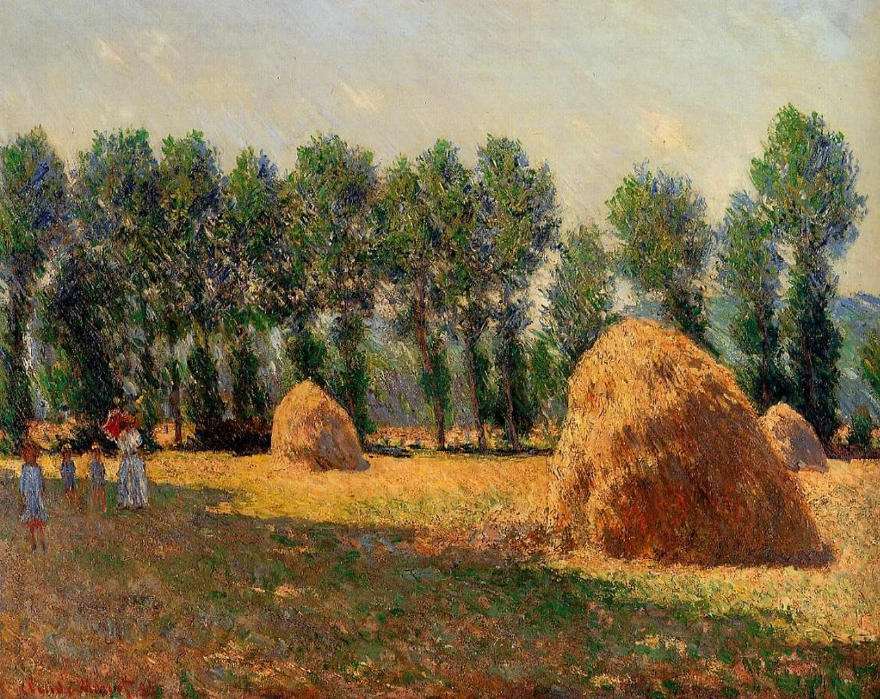 Haystacks at Giverny, Claude Monet, 1885