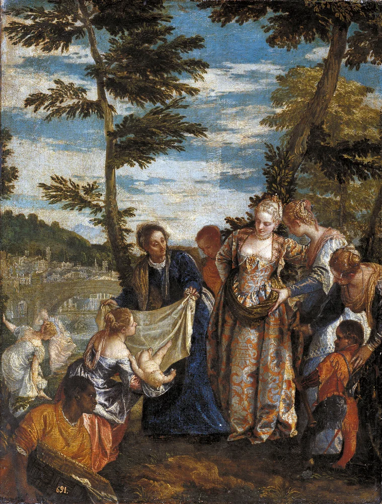 The Finding of Moses by The Pharoh's Daughter, Veronese, 1570-1575