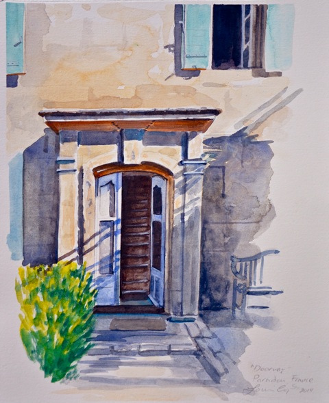 Doorway, Paradou, France