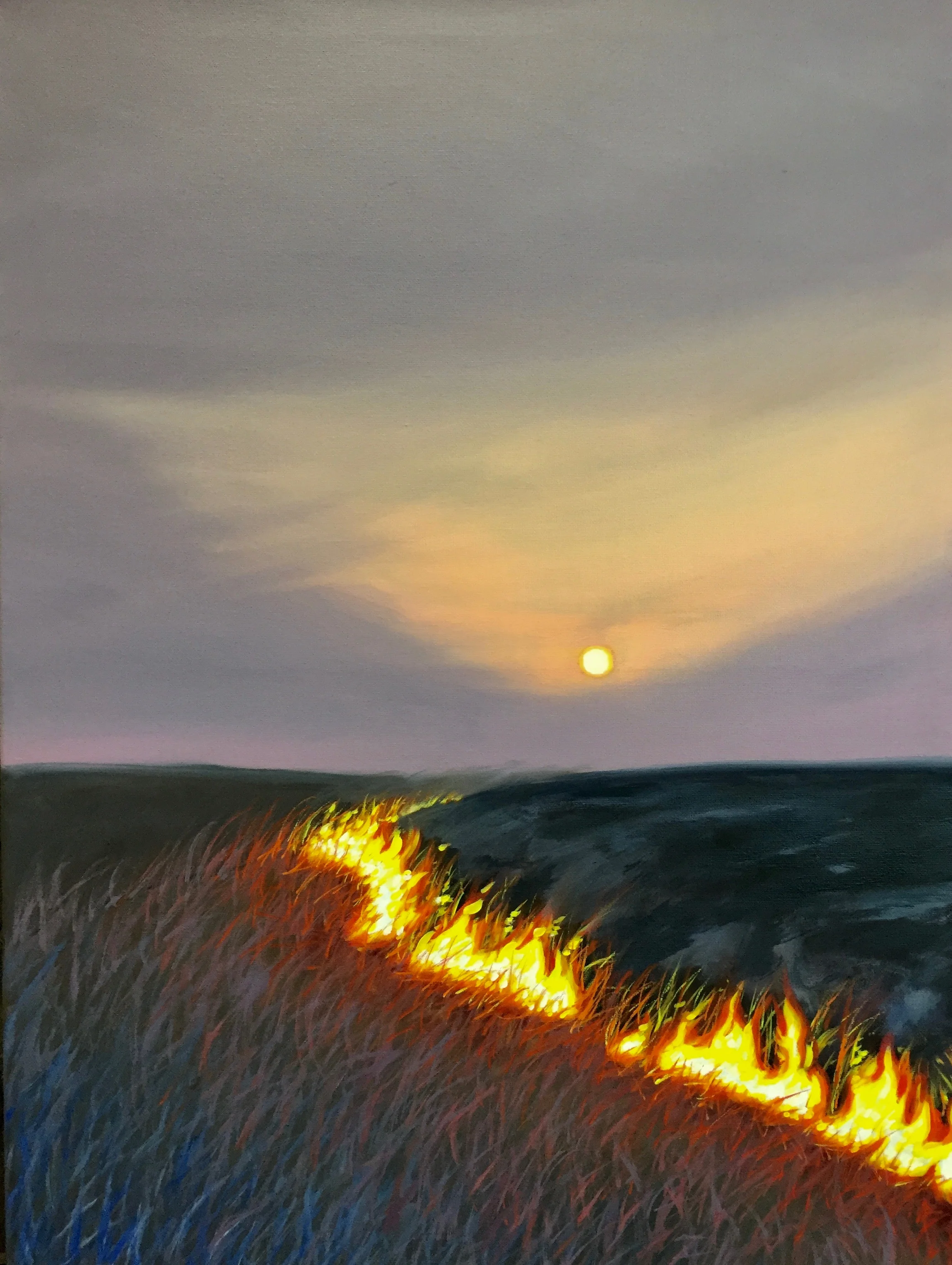 "Sunset Flames"