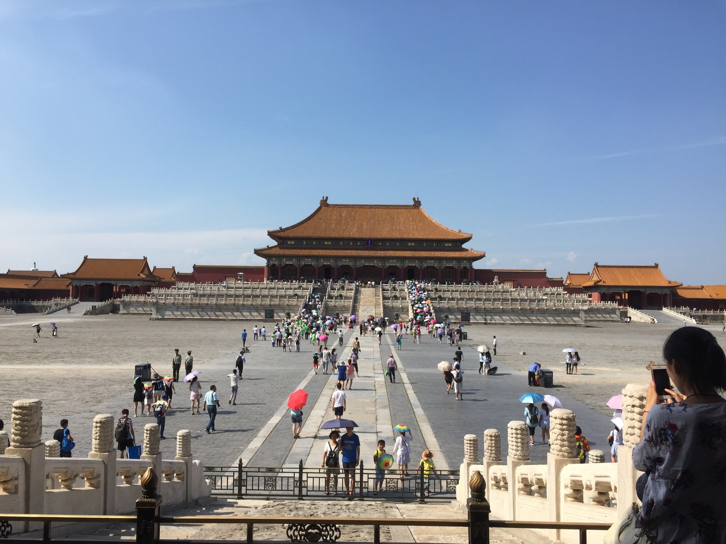 One of the many majestic views on offer to tourists in Beijing's Forbidden City
