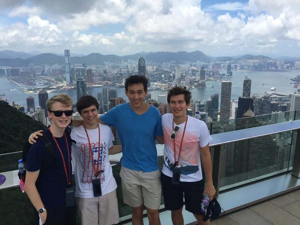 At the top of Victoria Peak