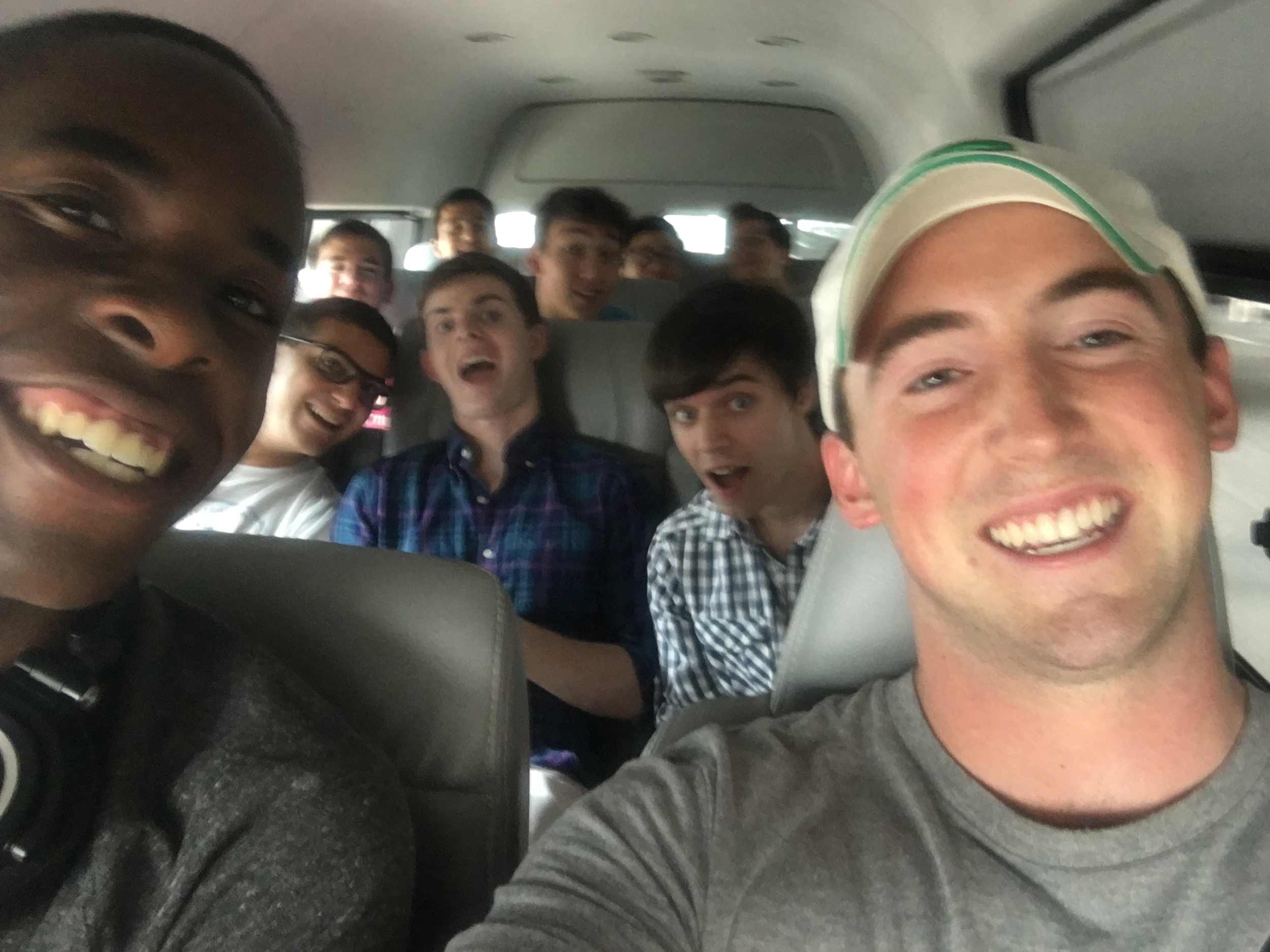En route to our next stop!