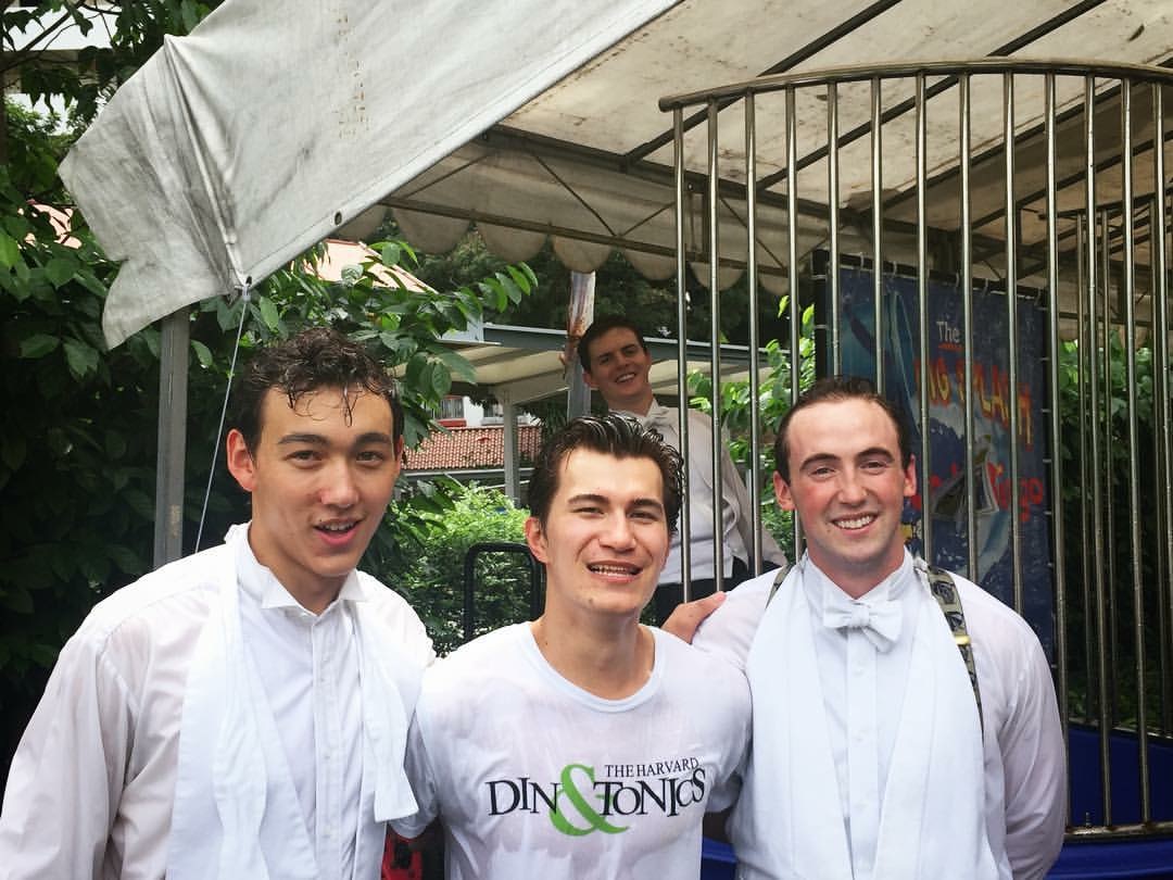 A few wet Dins captured shortly after being dunked
