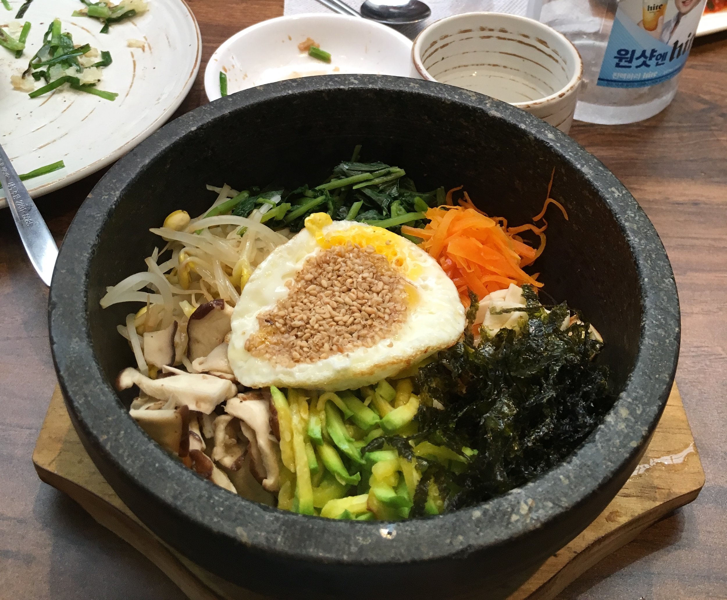 A photo of a traditional bowl of Bibimbap. Photo by Brian Rolincik #240