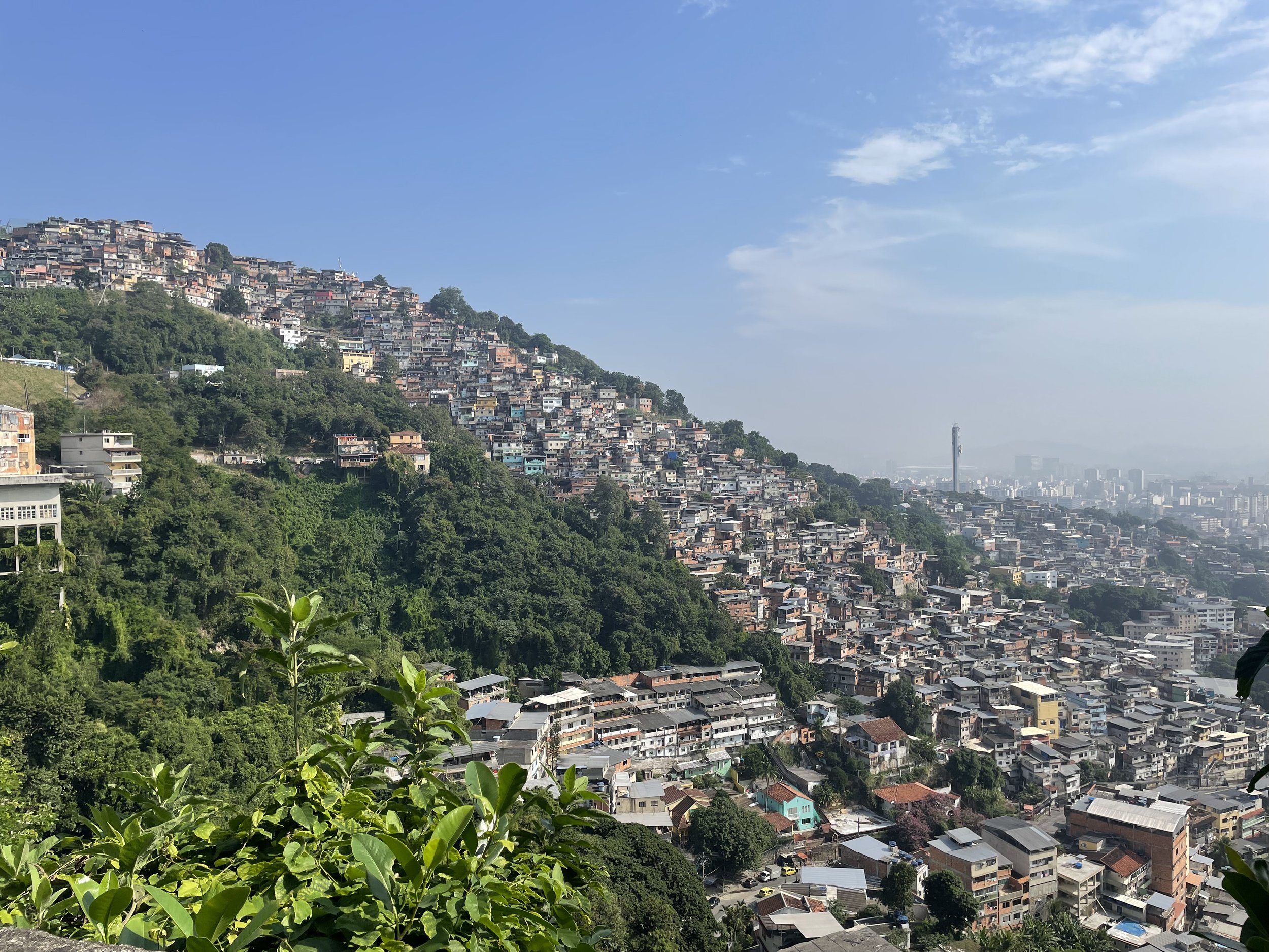  A view of a favela 