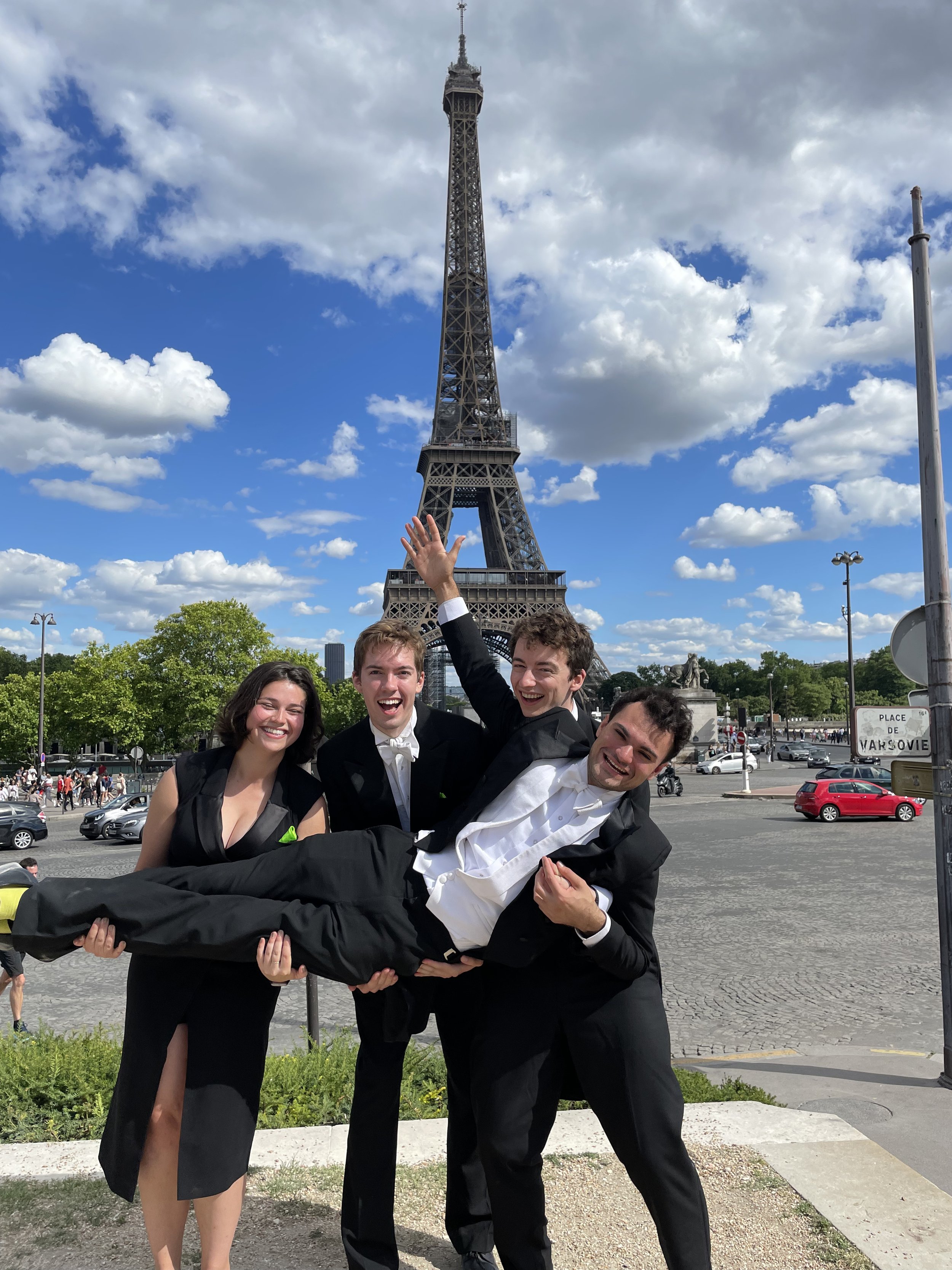 Officers at the Eiffel Tower