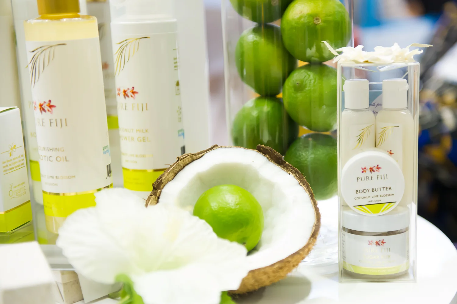 Pure Fiji Launches NEW Coconut Lime Blossom Infusion at Beauty Expo