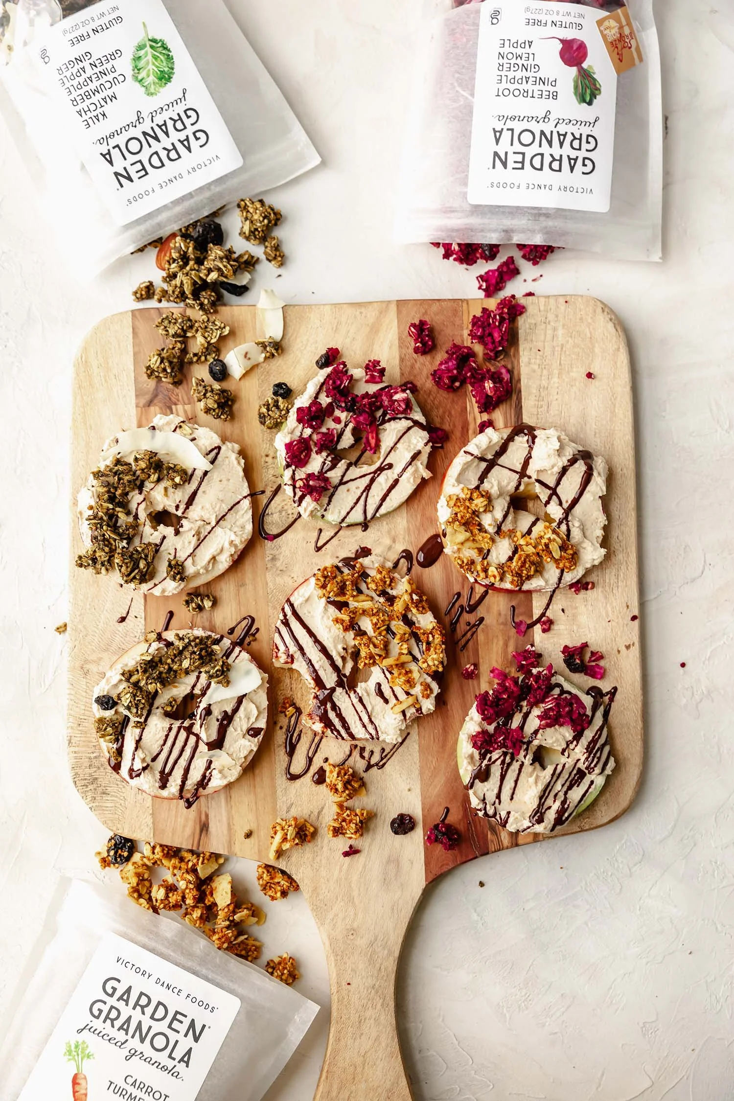 Protein-Packed Apple Rings with Peanut Butter & Garden Granola® – Easy ...