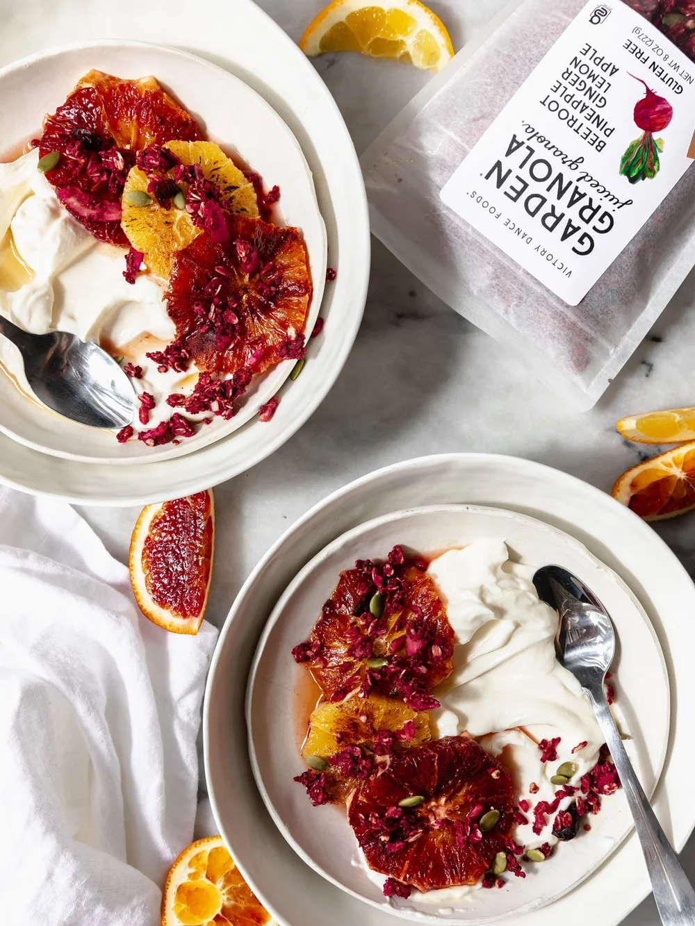 Broiled Cinnamon Oranges with Yogurt