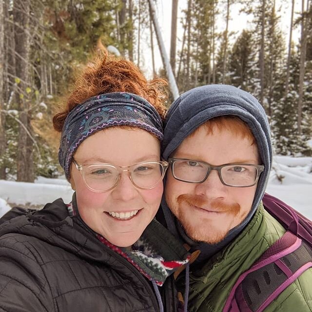 It's spring in the valley, but it's still winter in the mountains✨ It's pretty easy to social distance out here and we're pretty happy about it!