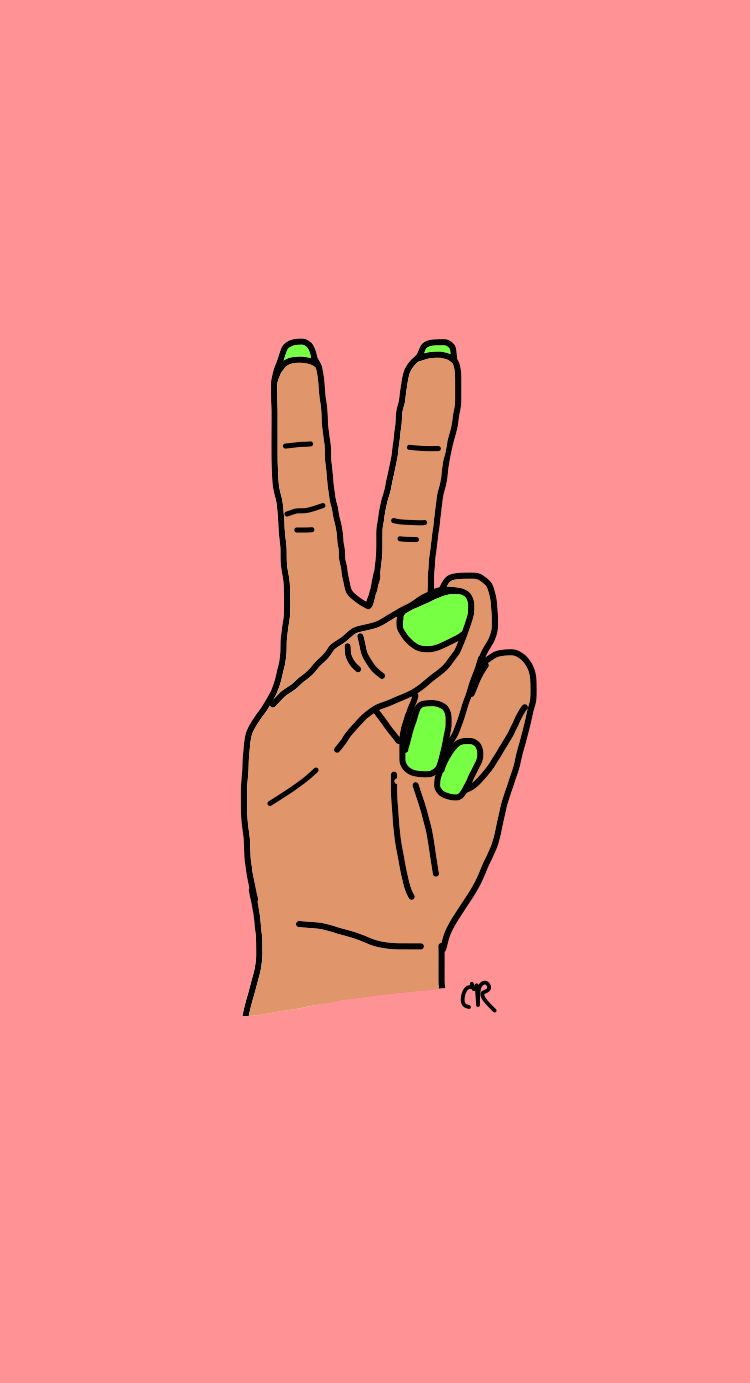 Celine-Rahman-Peace-Sign.PNG