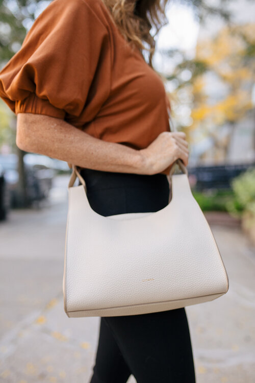 My everyday bag by @Cuyana. The gorgeous Oversized Double Loop Bag has, Cuyana  Bag