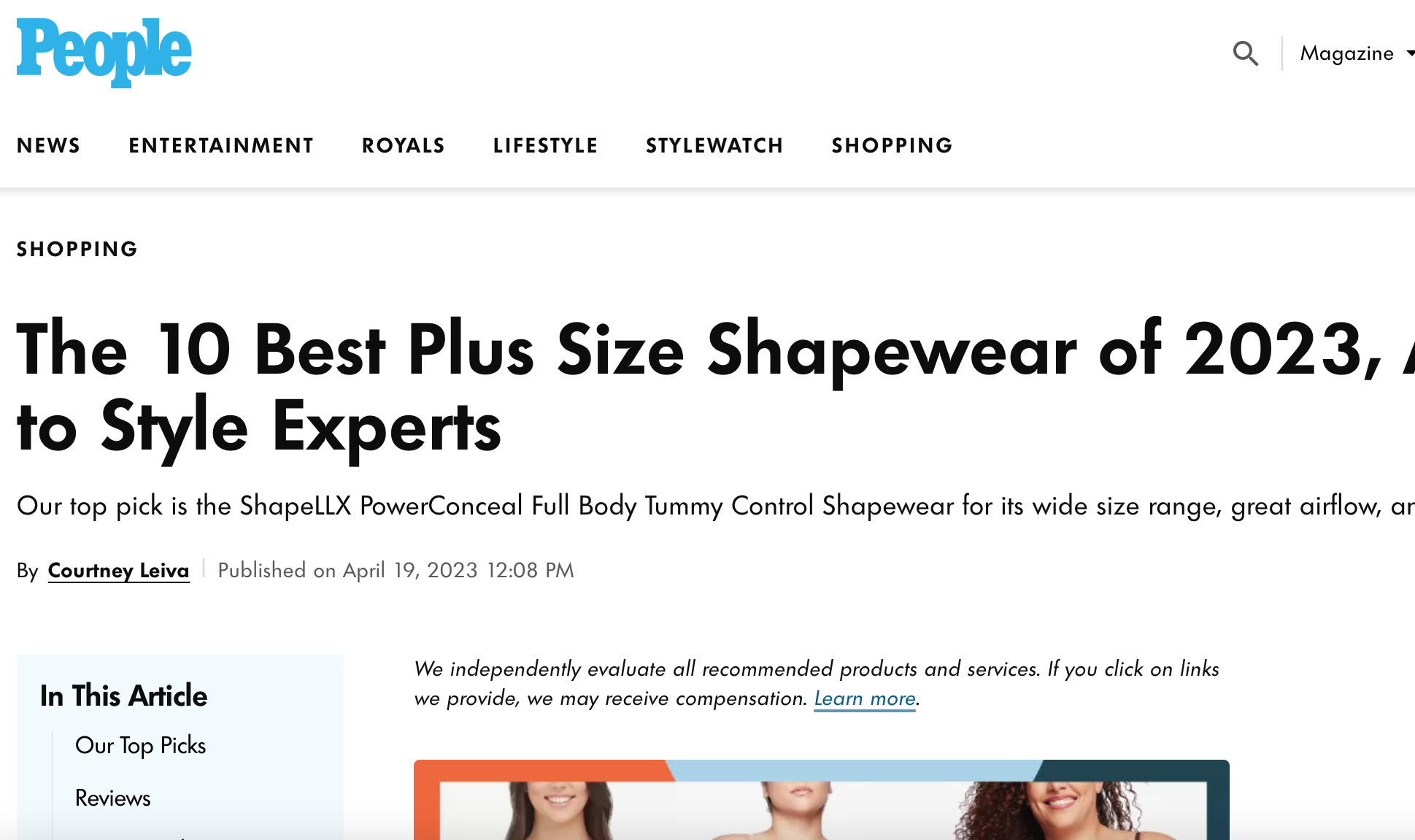 PEOPLE: The 10 Best Plus Size Shapewear of 2023, According to Style Experts
