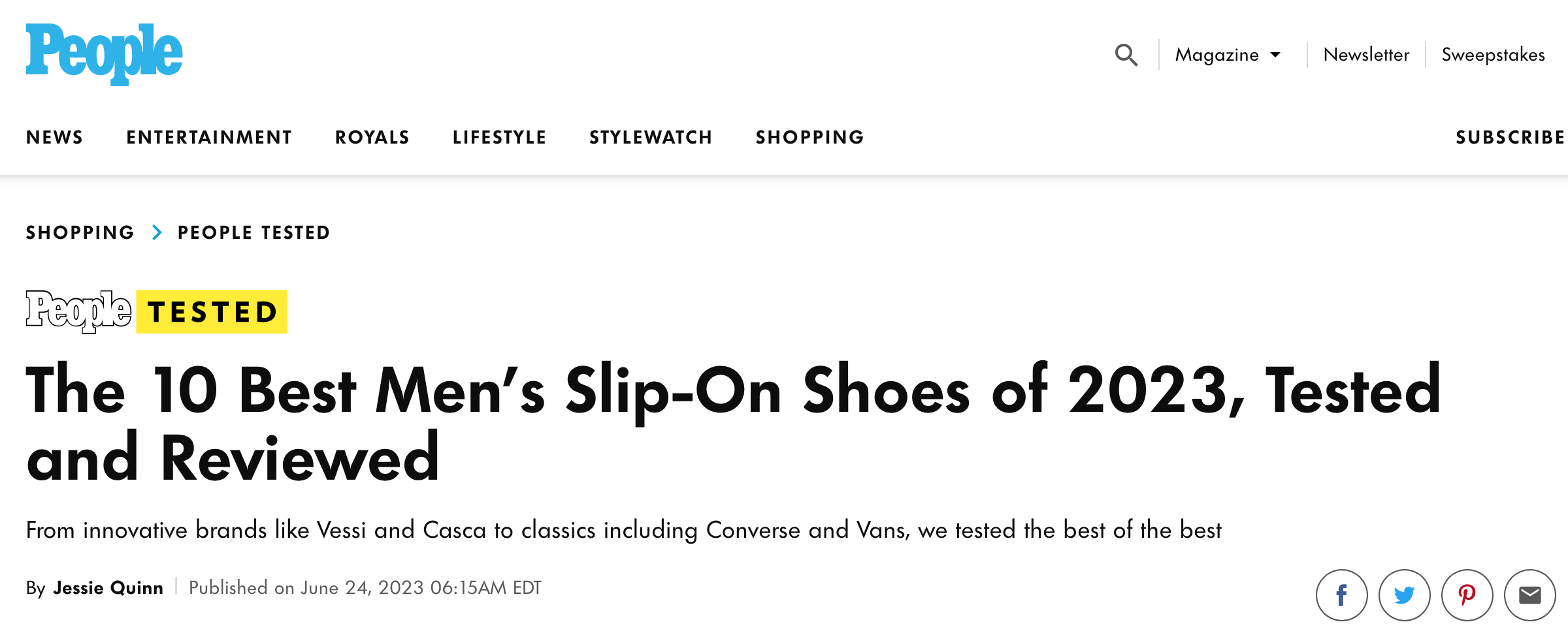 People The 10 Best Men’s Slip-On Shoes of 2023, Tested and Reviewed