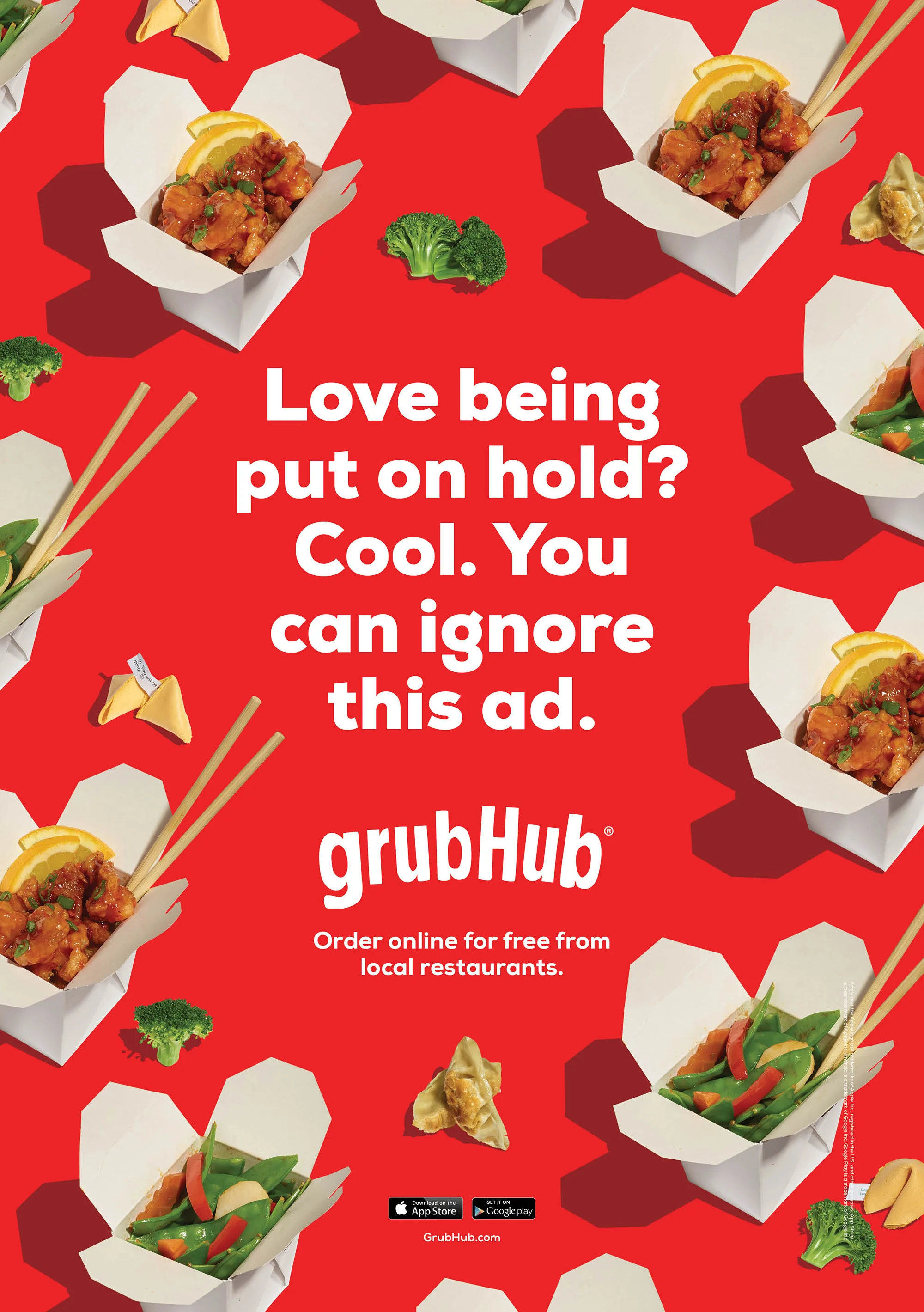 GrubHub Campaign II, 2015 Agency: Barton F Graf Food Styling: Karen Evans Retouching: Suk Choi