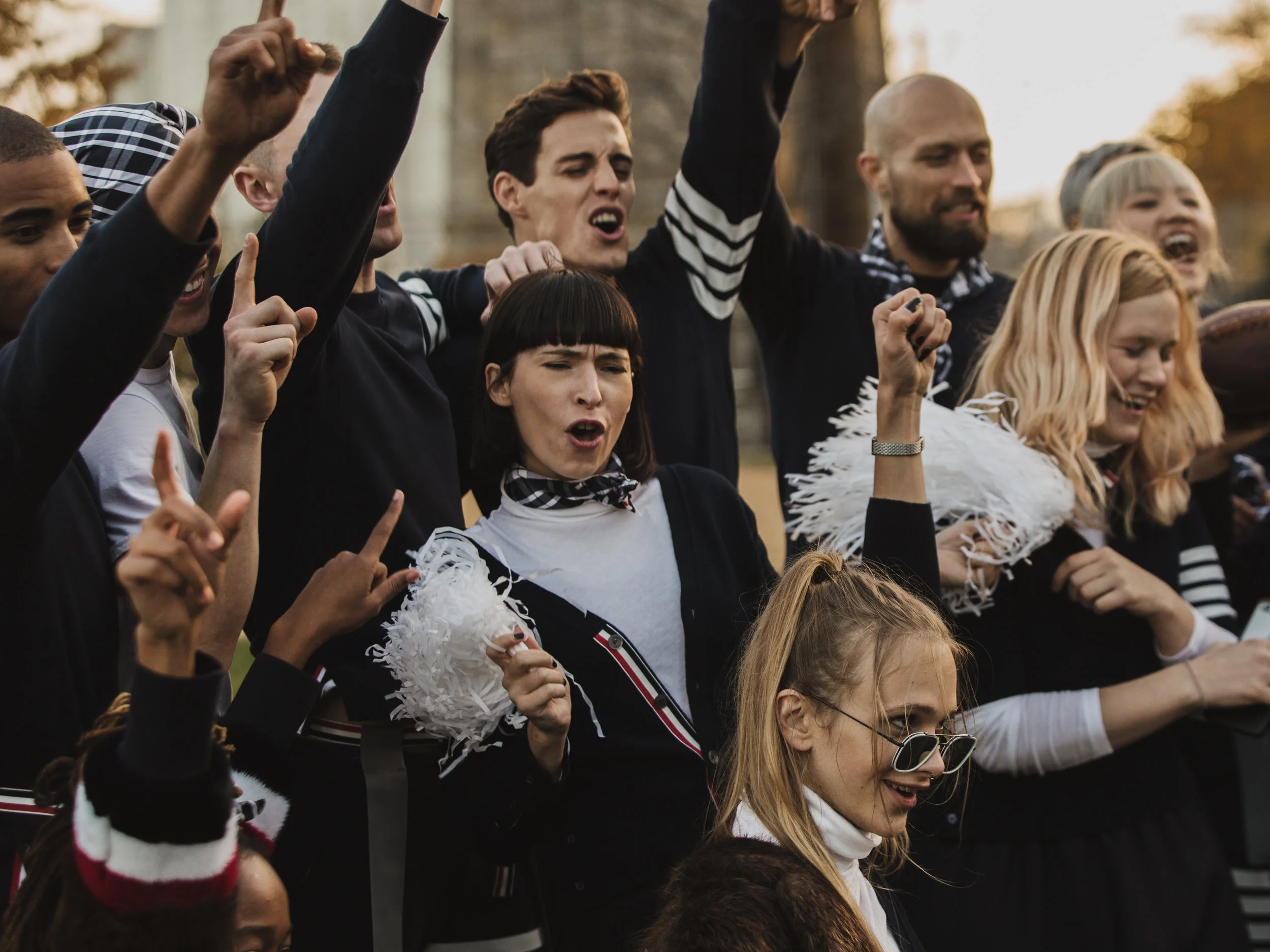 Thom Browne Football Game, 2016 Thom Browne / Vogue
