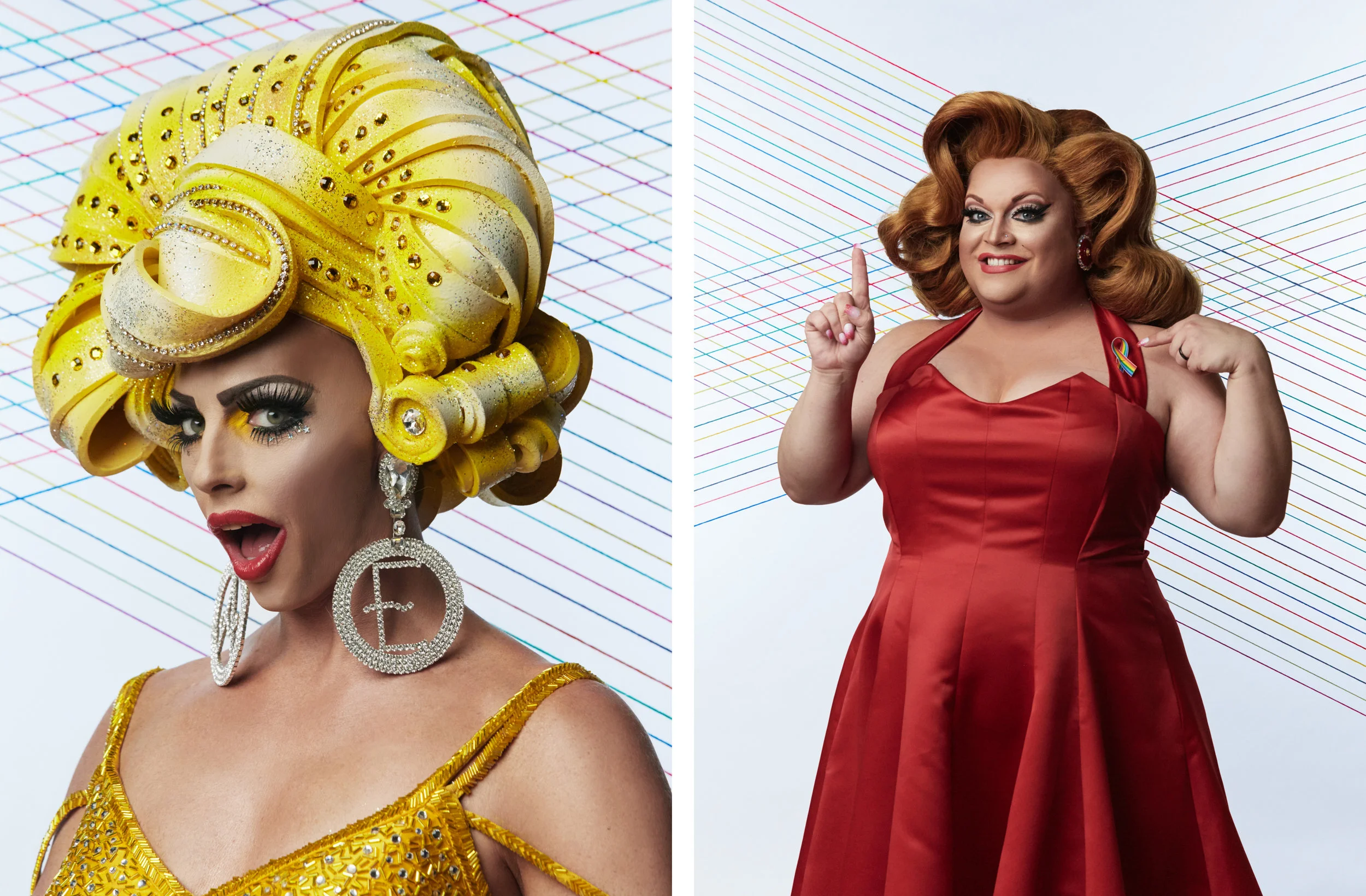 Alyssa Edwards / Ginger Minj Trailblazer Honors, 2016 Logo TV