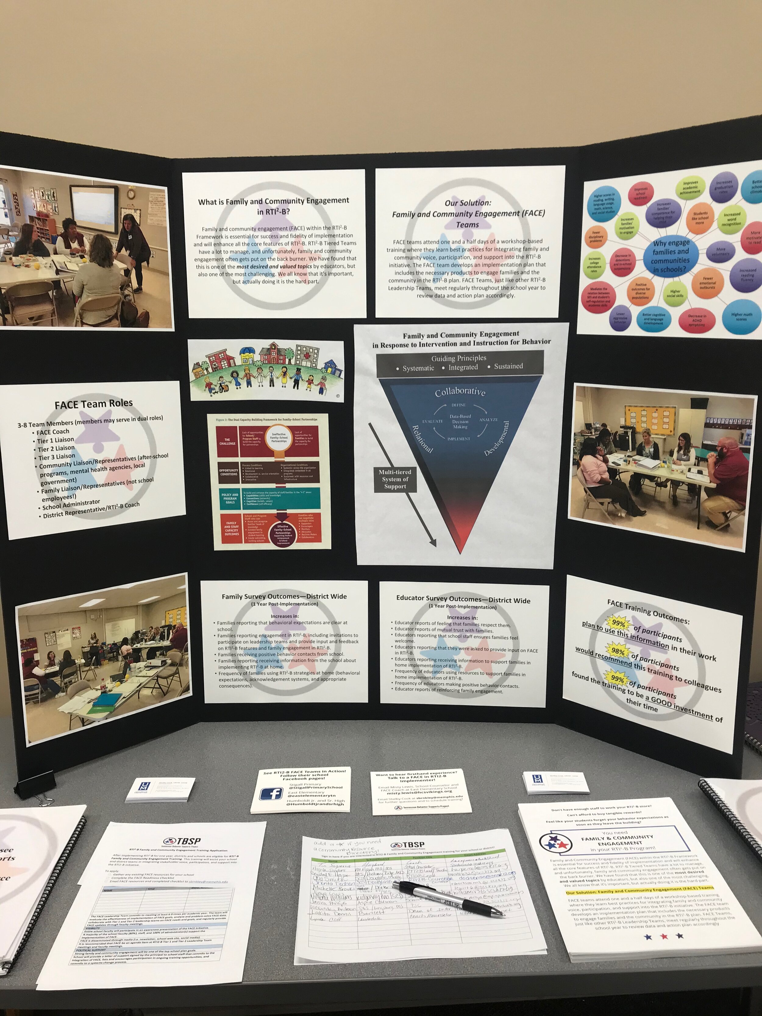 Family and Community Engagement Training Poster