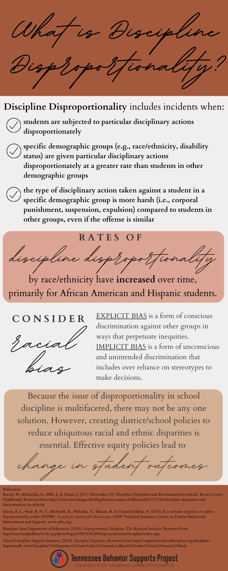 Infographic: What is Disproportionate Discipline? Click to download a PDF version of this image.