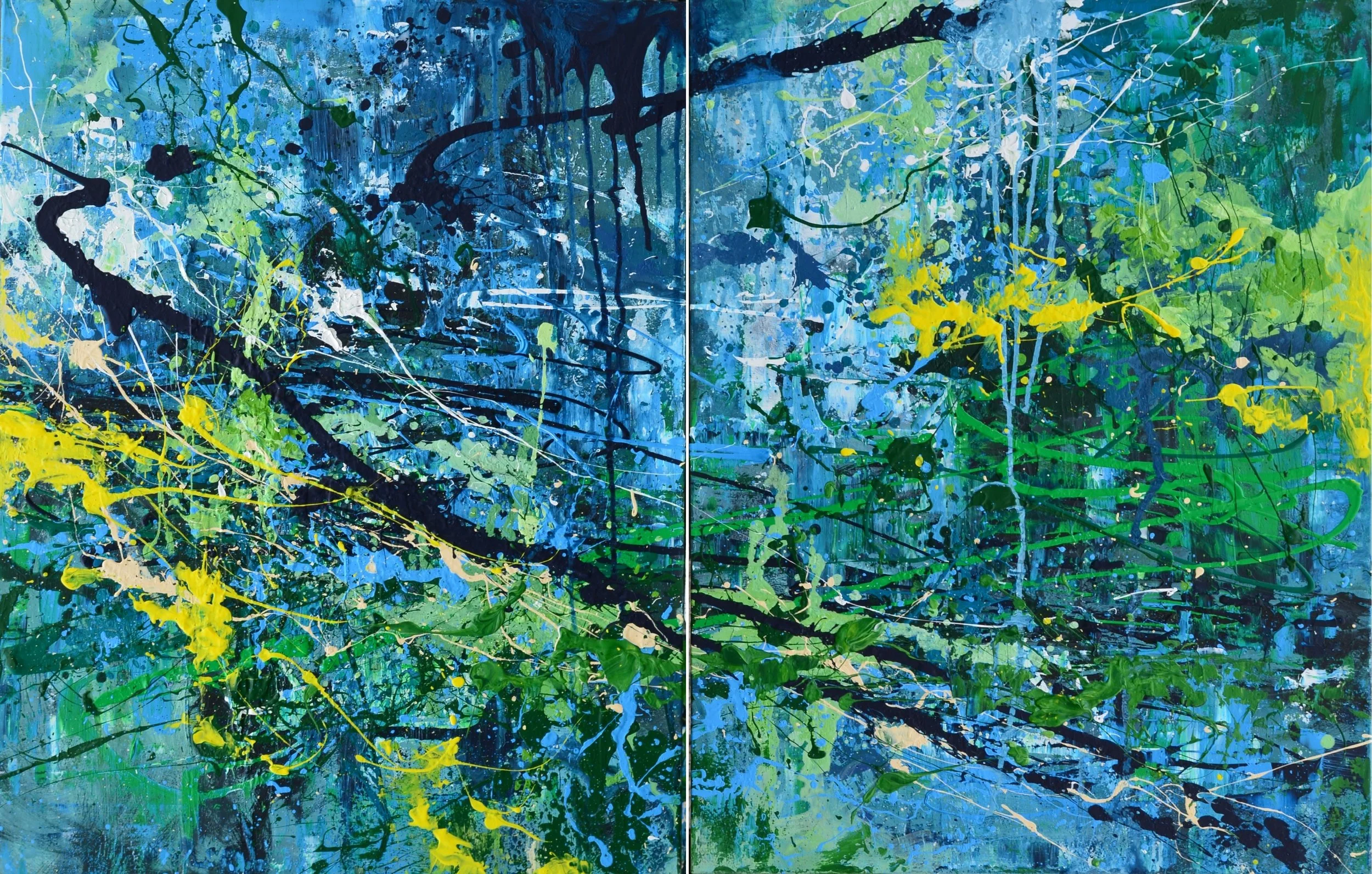 "Mystery, Diptych" - Tanya Vasilenko