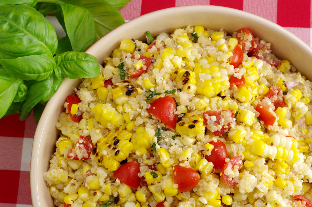 Grilled Corn and Quinoa Summer Salad