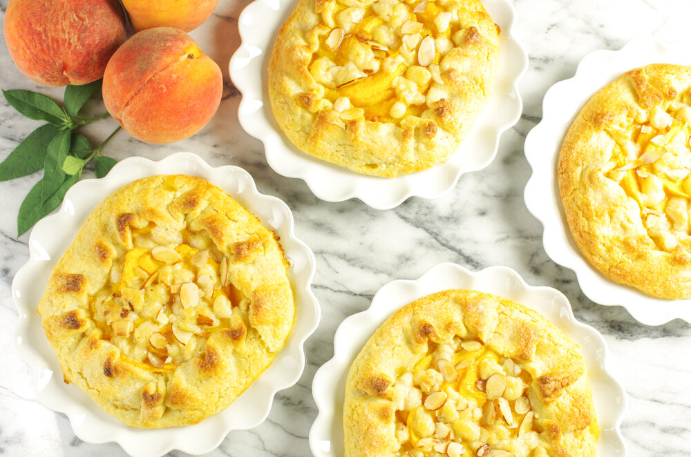 Summer Peach-Almond Galettes