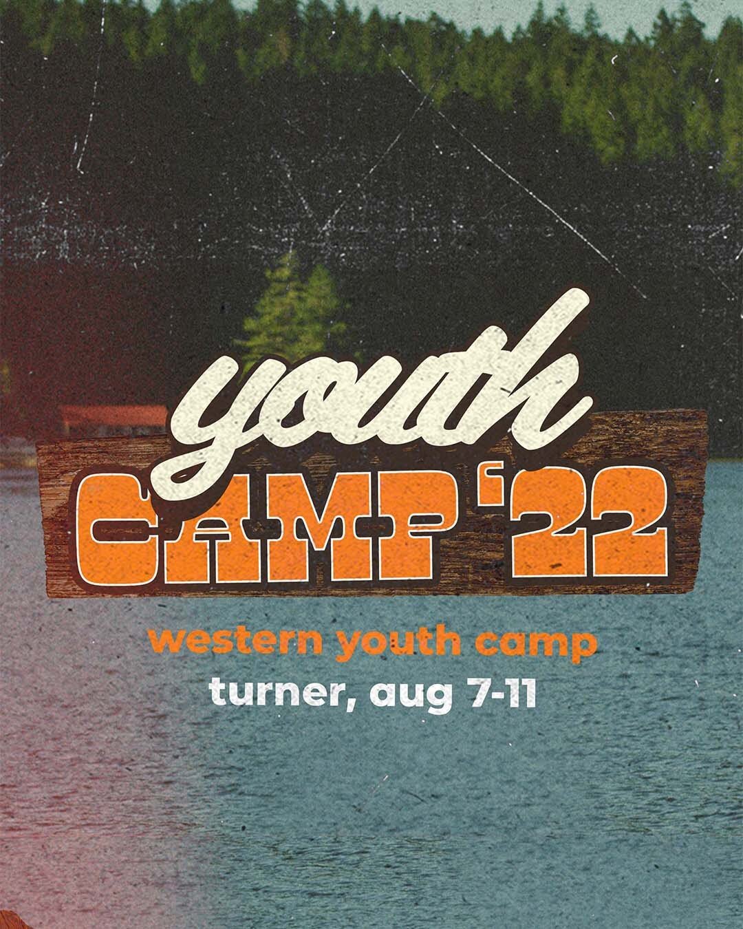 🗣 Calling all parents of youth! The
deadline to register for Summer Camp is quickly
approaching. Register &amp; pay the $50 by JULY 18th for
the best price - $260/camper! If you wait until after the 18th,
the last day to register will be July 25th &