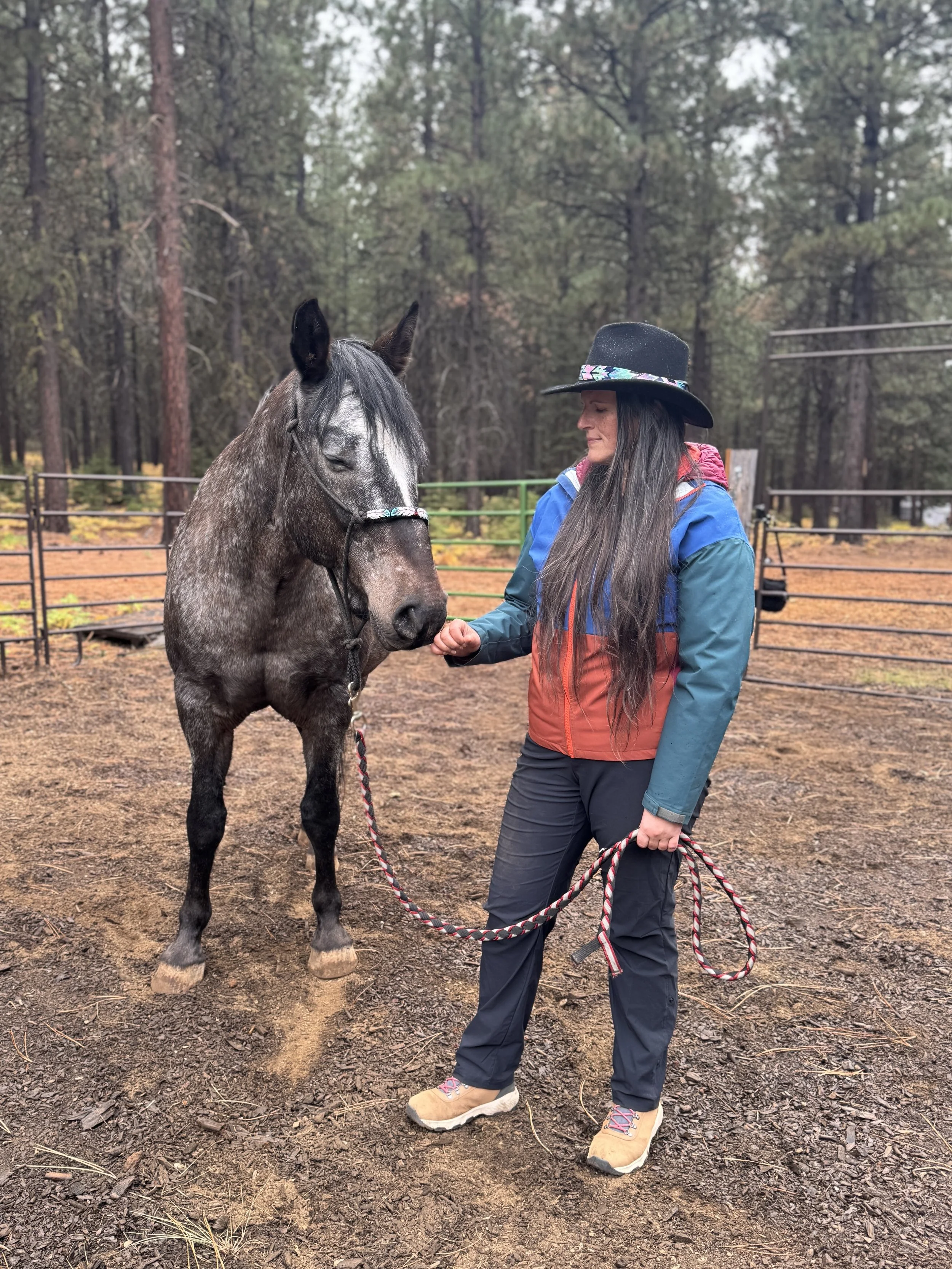 Michelle Hawk in her shamanic practice in Portland Oregon