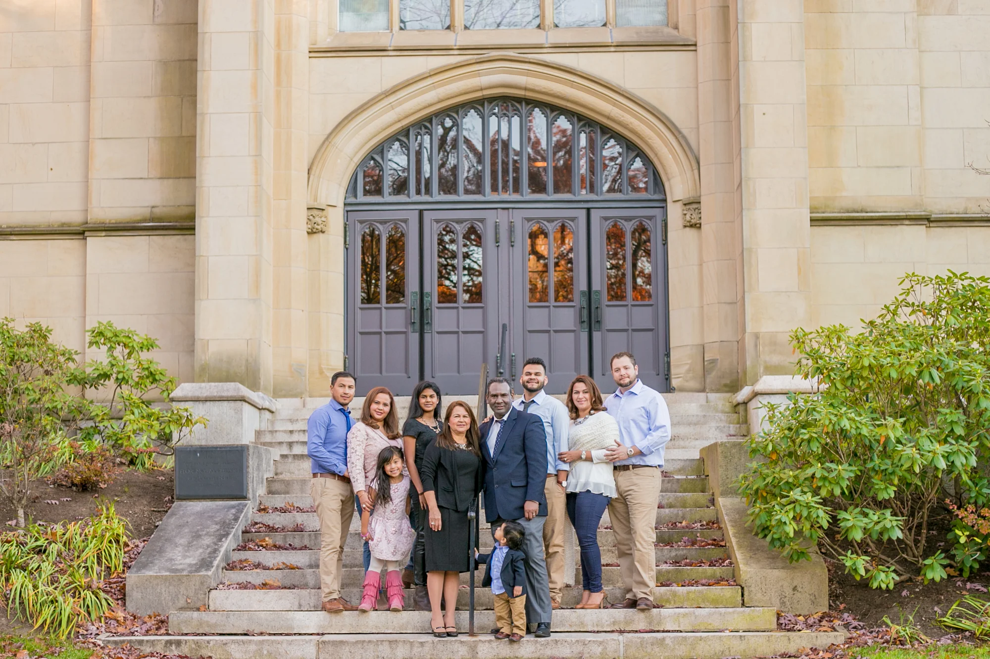 wellesley college fall family photos