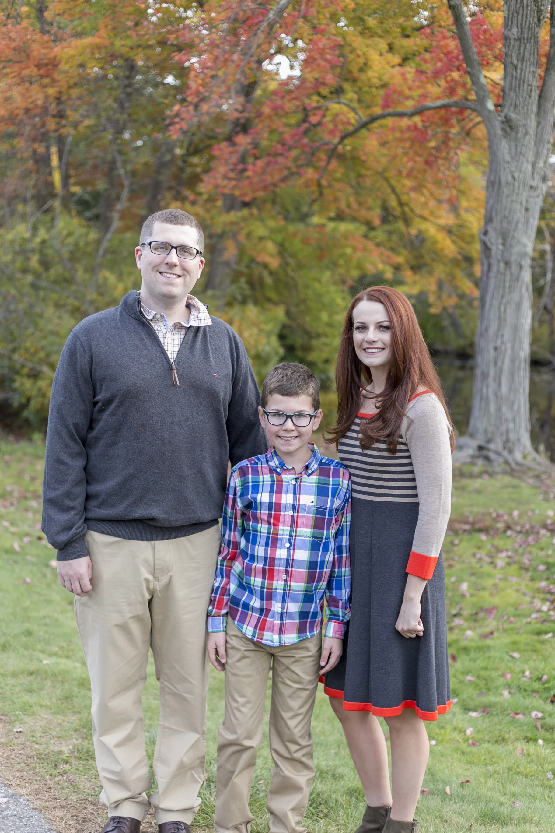 wellesley college fall family photo boston photographer