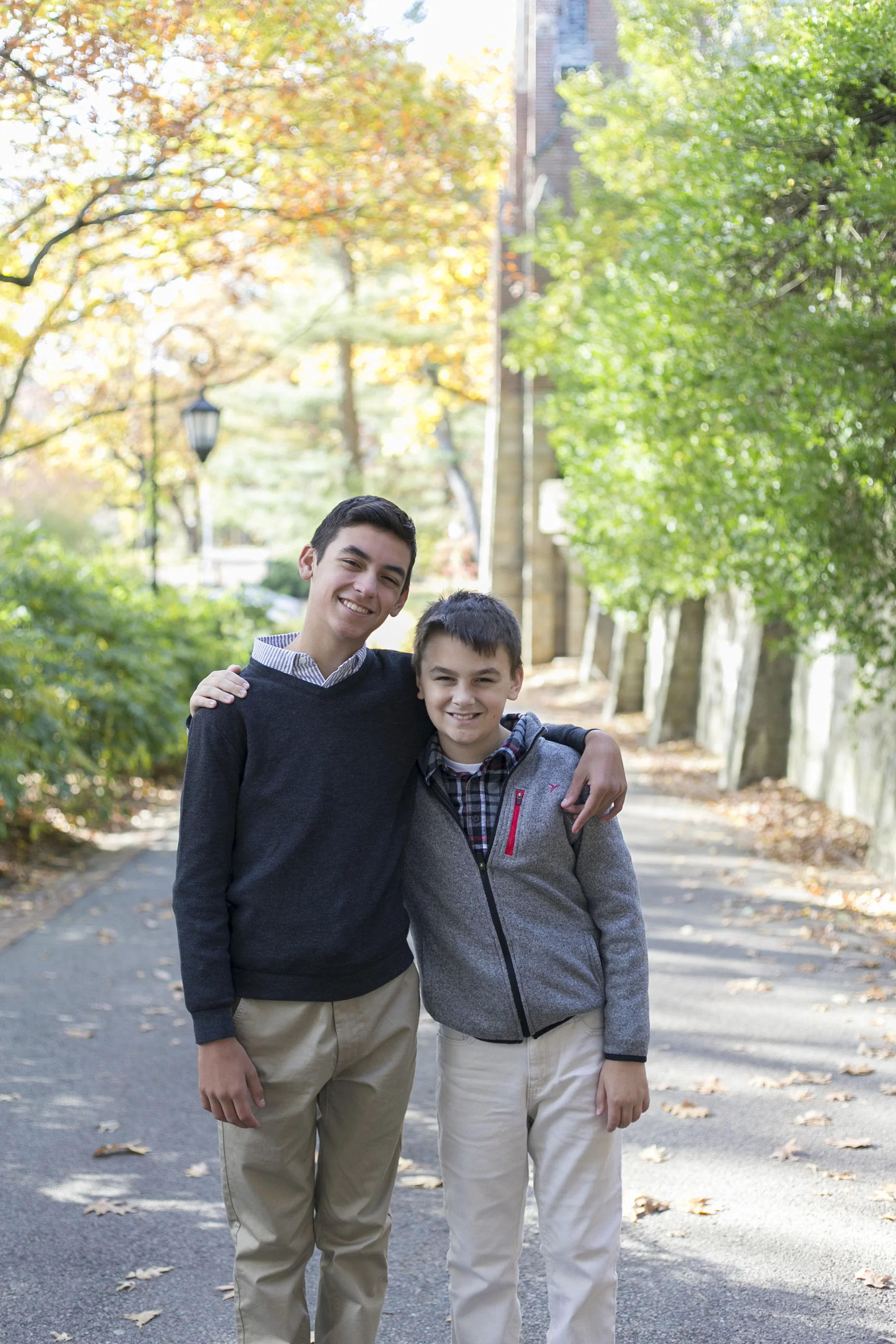 wellesley college fall family photos green hall