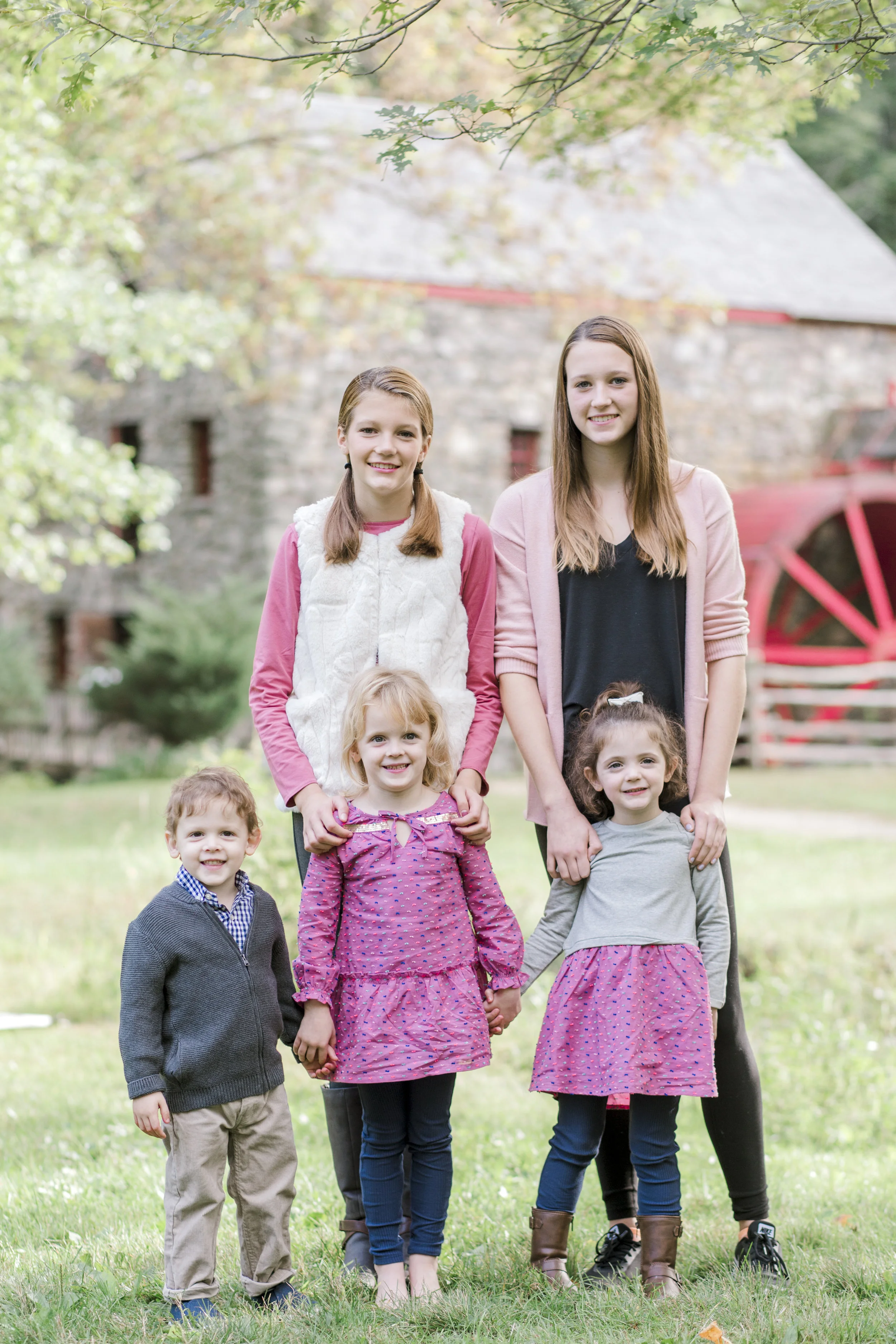 Sudbury Grist Mill Fall Family Photos | Ashley