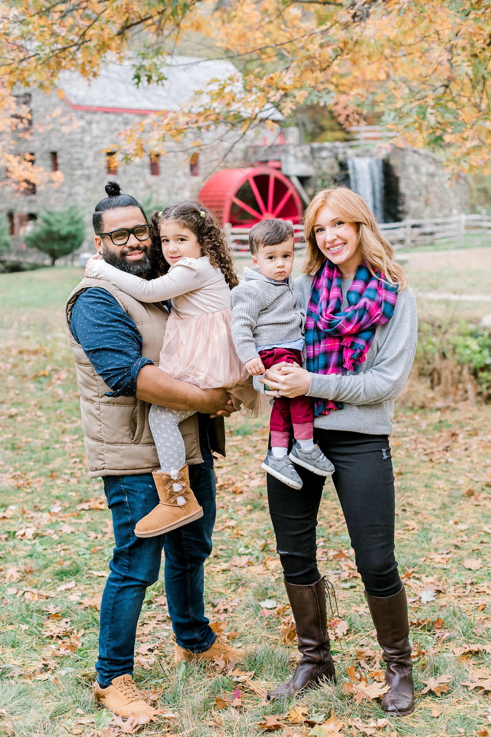 Sudbury Grist Mill Fall Family Photos | Alicia
