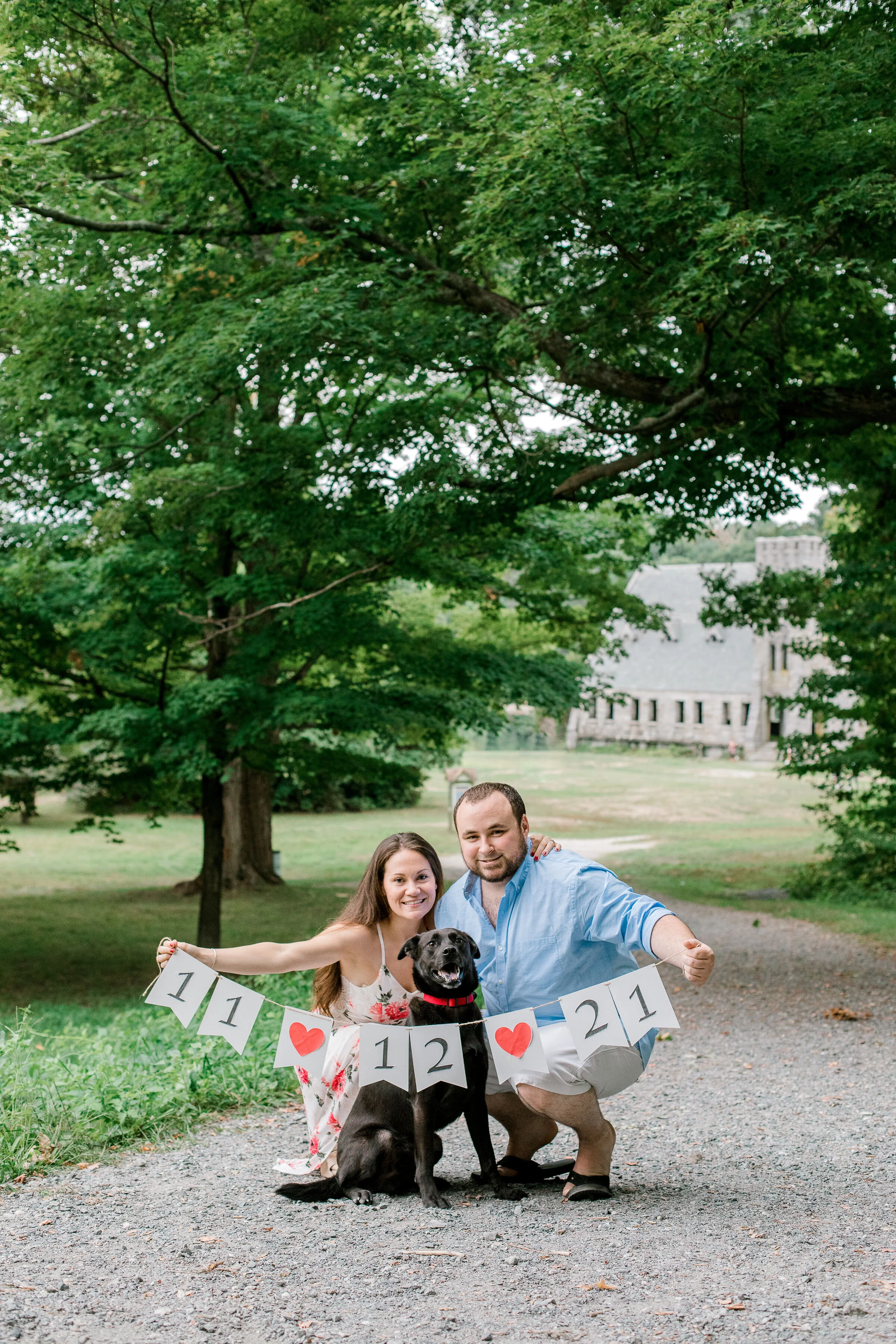 Old Stone Church West Boylston Engagement Photos | Adam and Becky